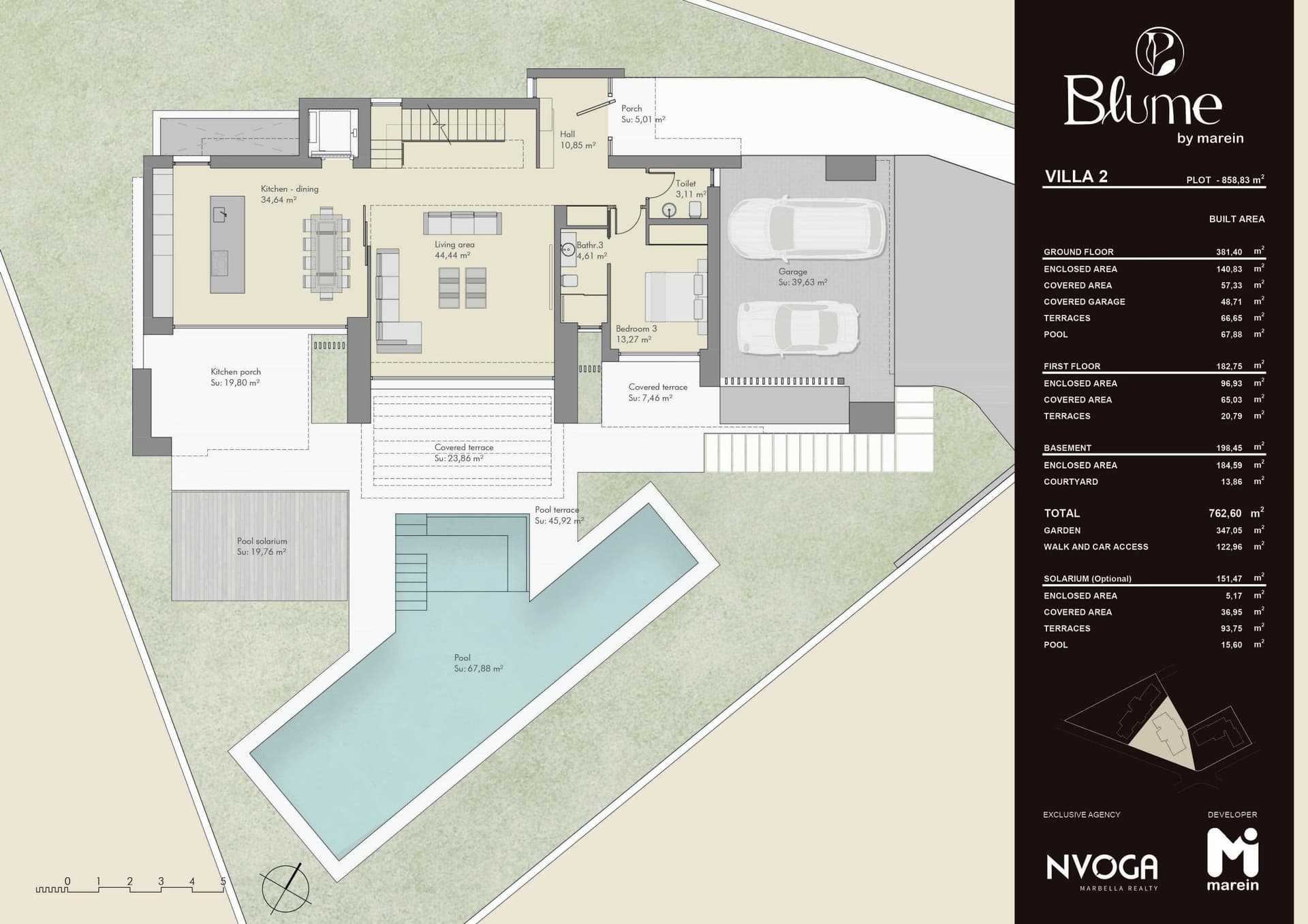 Villa 2 — Erdgeschoss