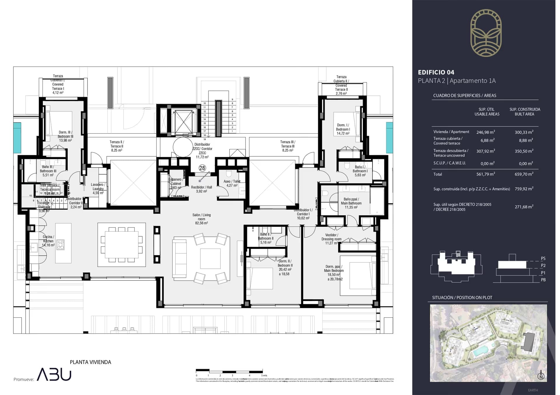 Apartment 1A — Gebäude 1
