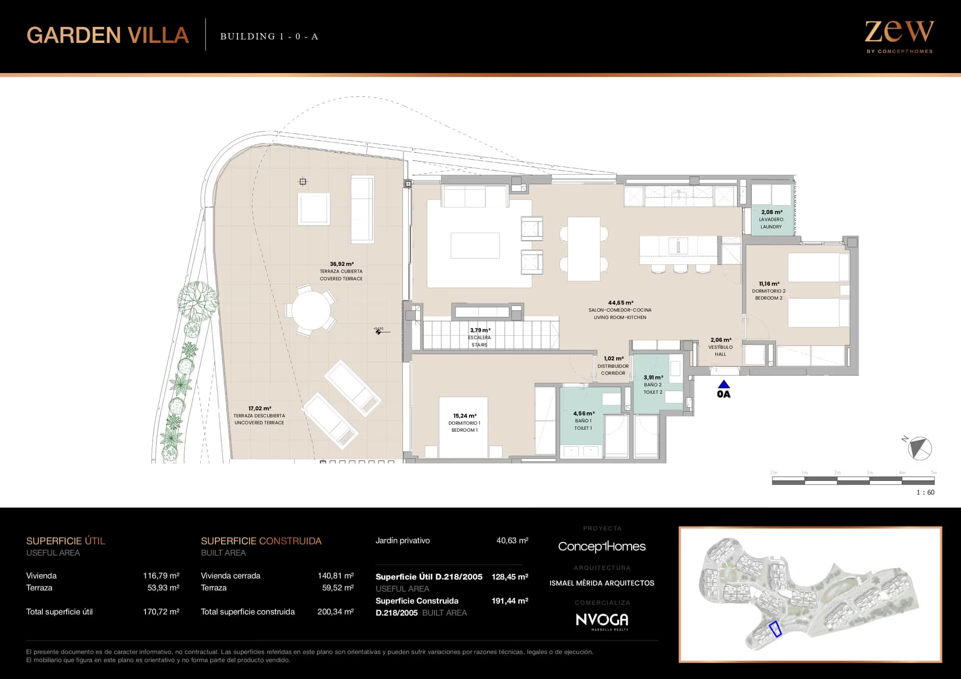 Garden Villa G1A — Erdgeschoss