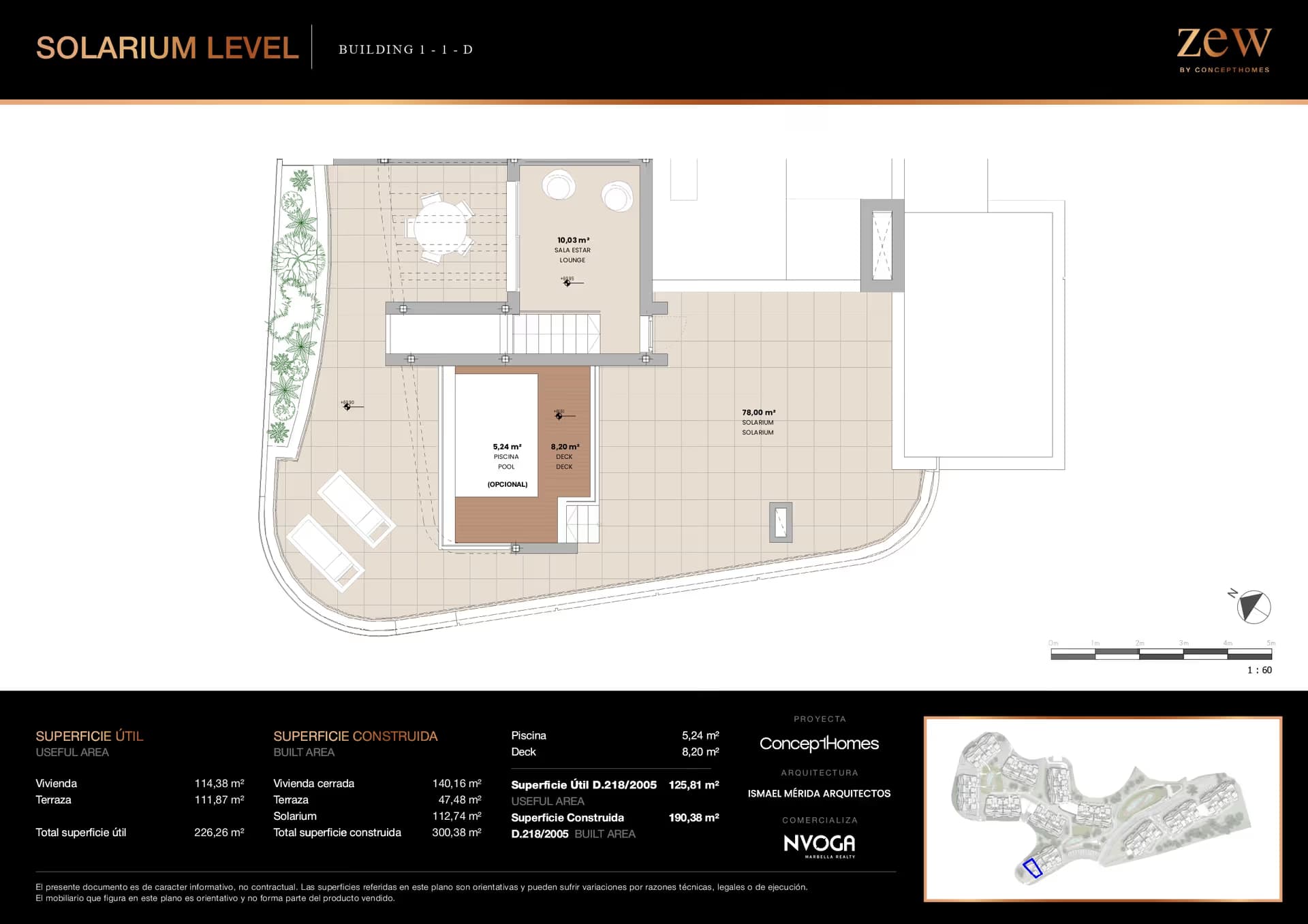 Penthouse PH-1D — Solarium