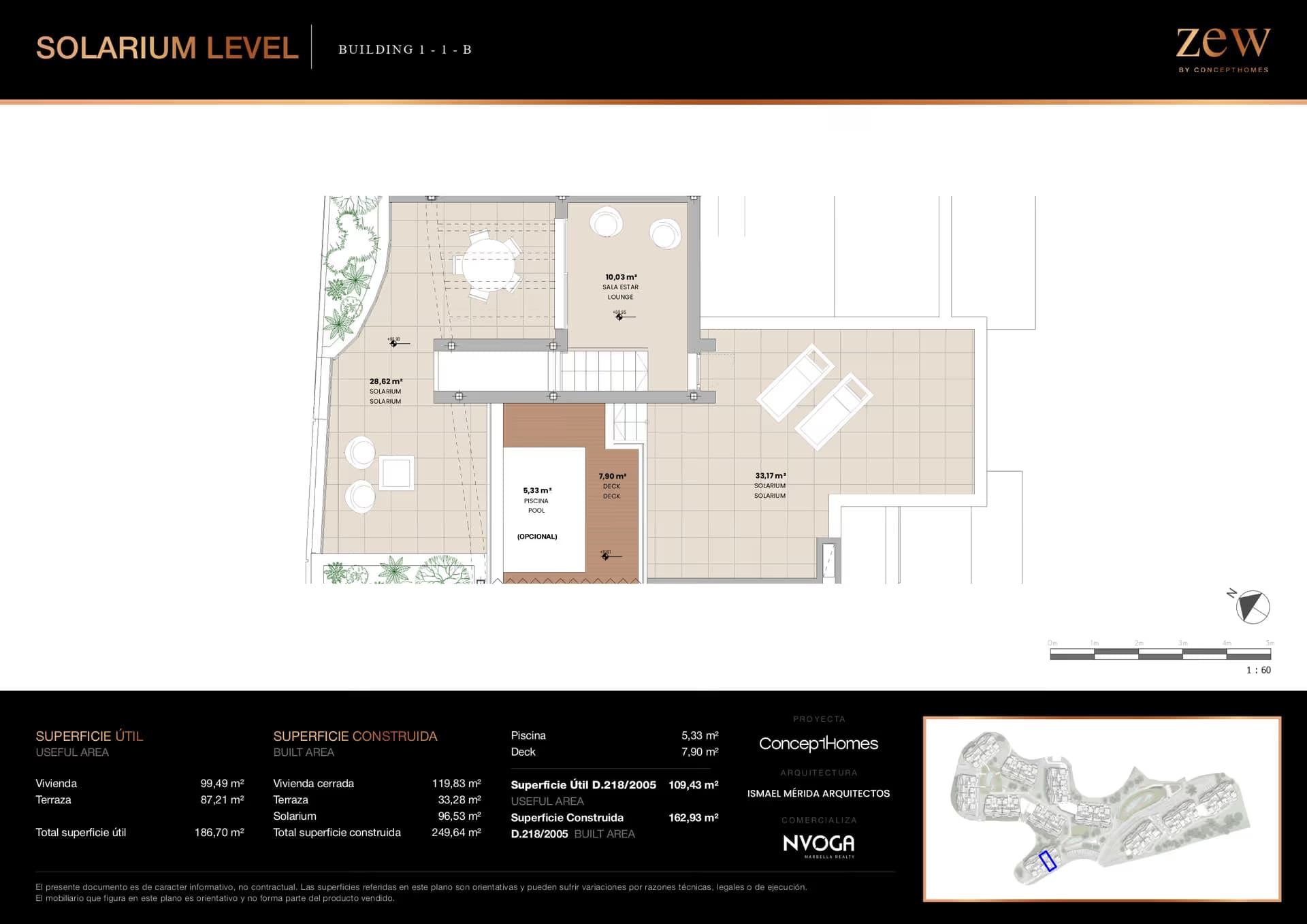 Penthouse PH1B — Solarium