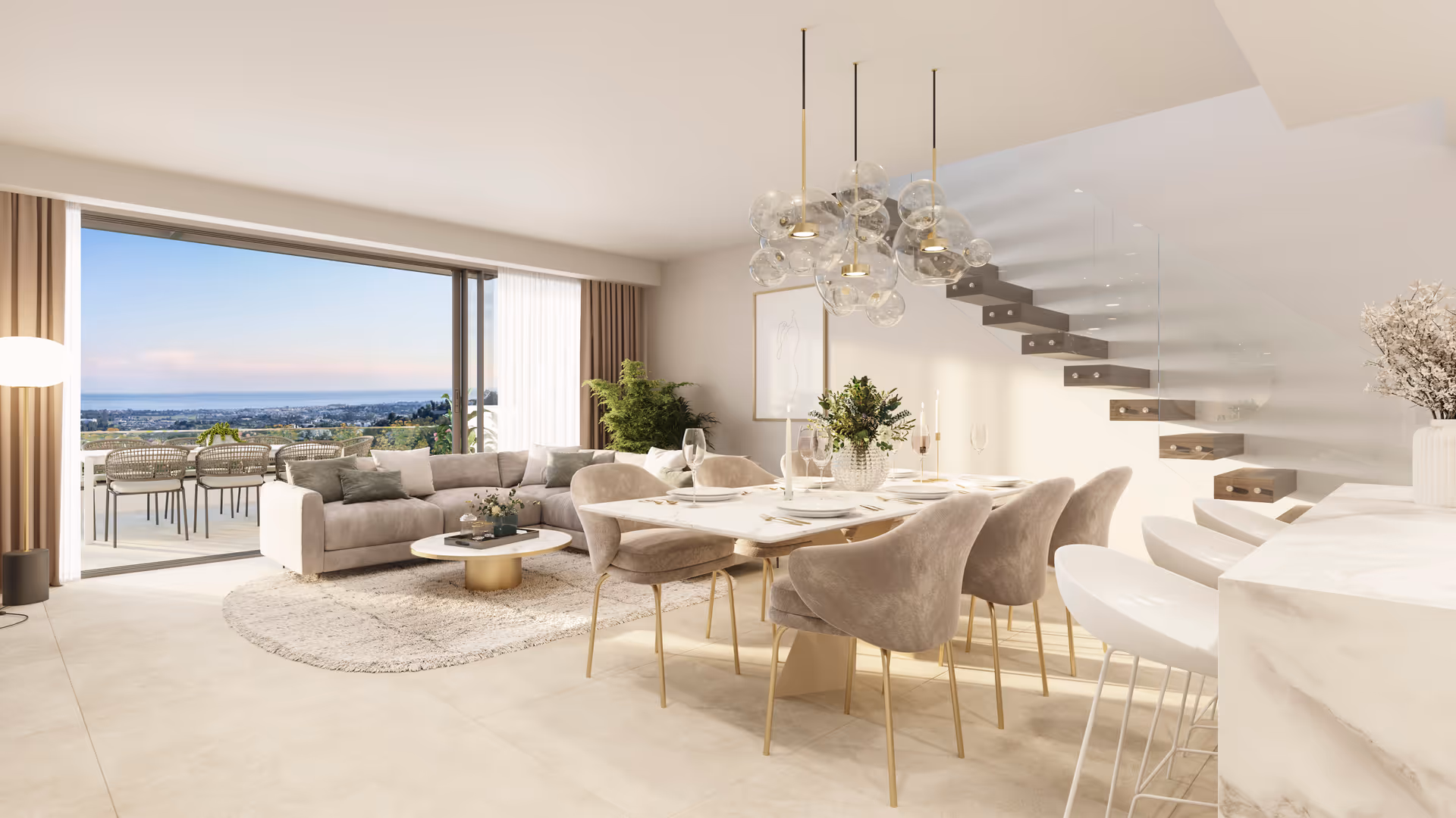 Tiara — Penthouse Wohnbereich