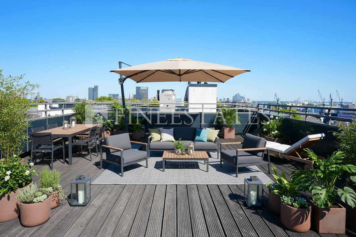 Neubau am Hamburger Hafen: Wohnen mit Aussicht auf die Wahrzeichen der Stadt – Bild 1